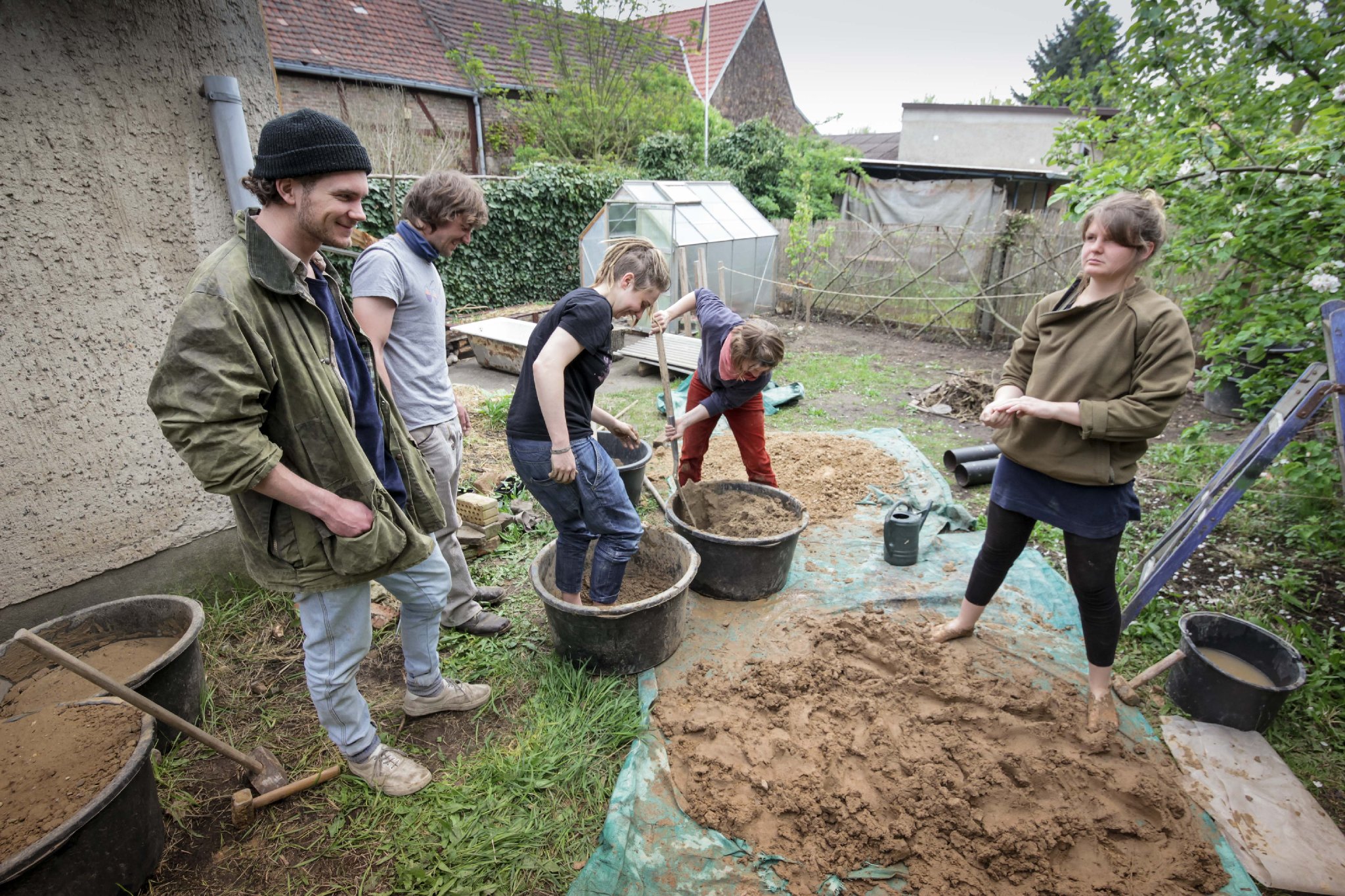 Lehmofenbau Workshop